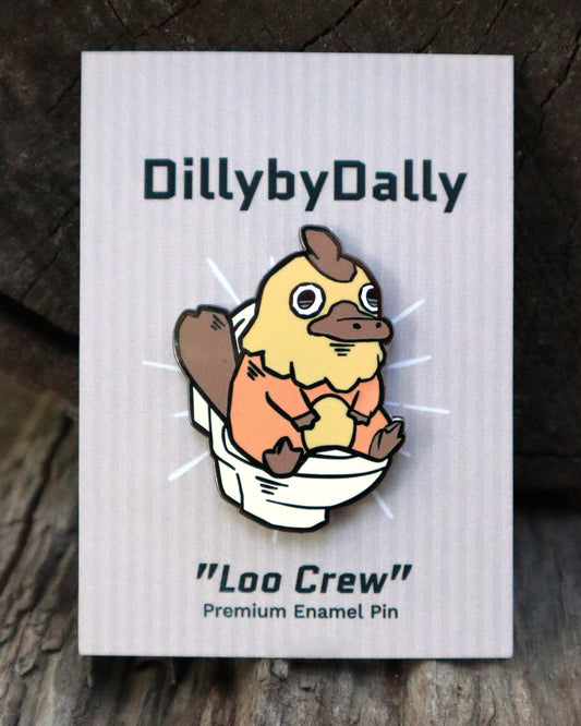 Dilly "Loo Crew" Enamel Pin