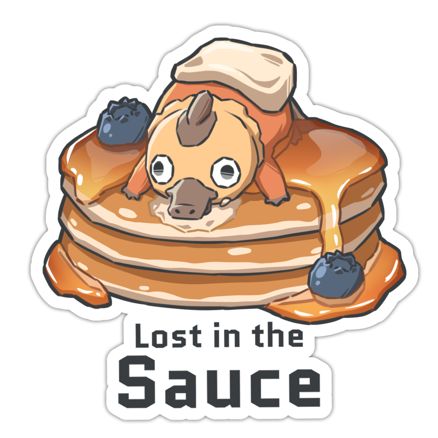 Dilly "Lost in the Sauce" Sticker