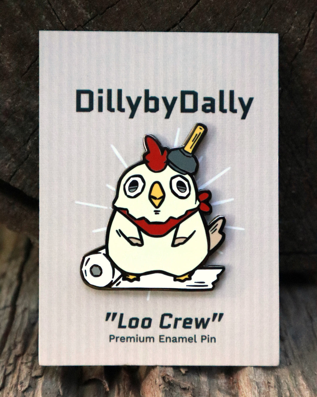 Billy "Loo Crew" Enamel Pin