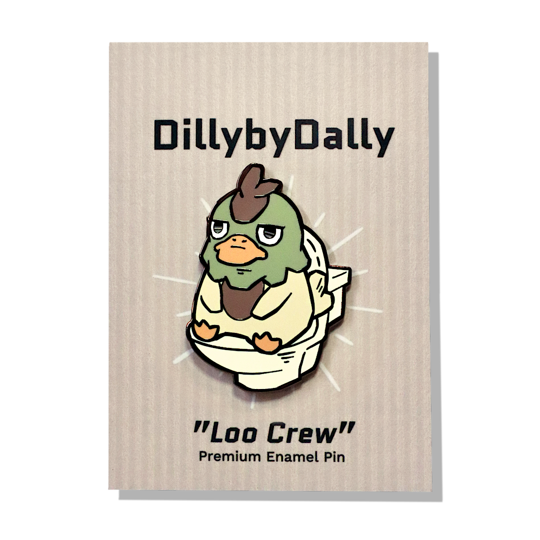 Dally "Loo Crew" Enamel Pin