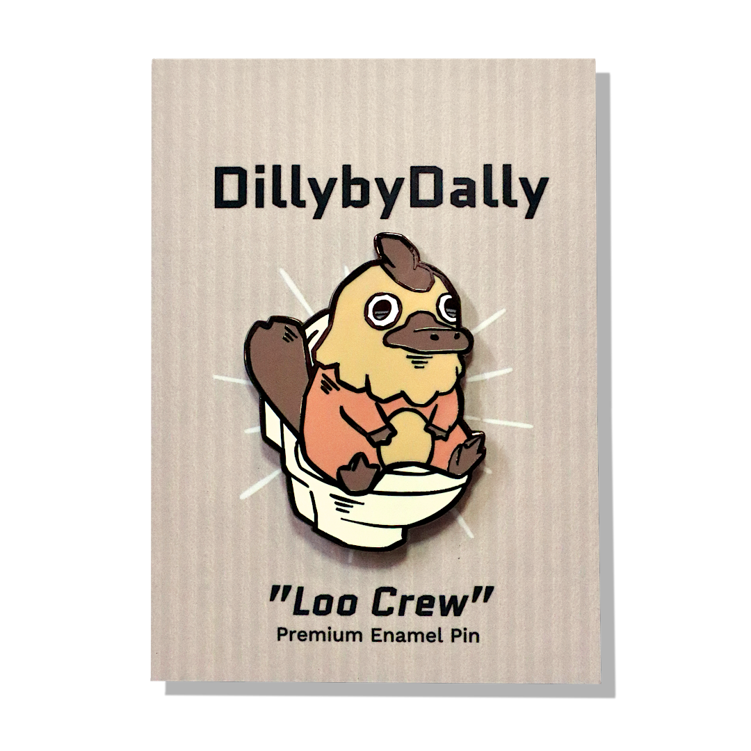 Dilly "Loo Crew" Enamel Pin