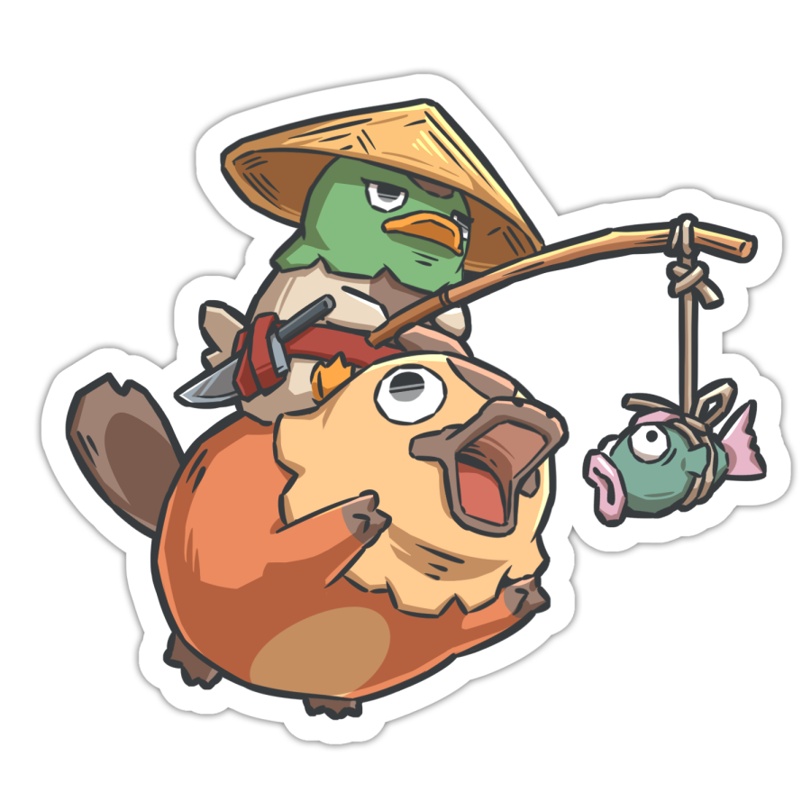 Gone Fishing Sticker