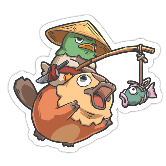 Gone Fishing Sticker