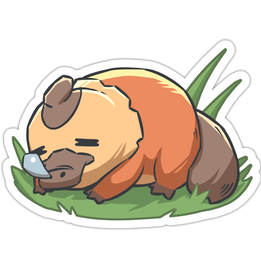 Dilly Snoozing Sticker