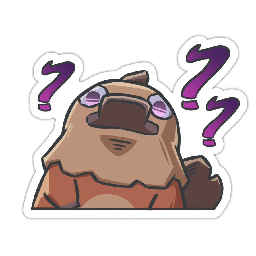 Dilly Menacing Sticker