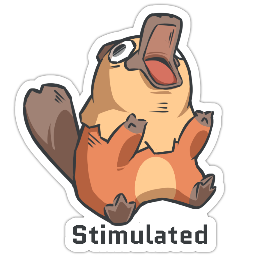 Dilly "Stimulated" Sticker